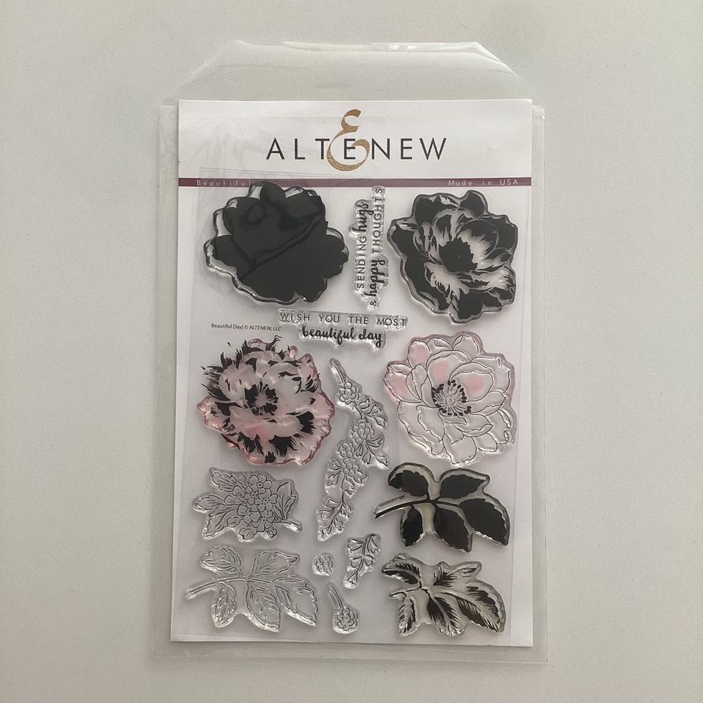 Altenew Beautiful Day Floral Clear Stamps - scrapbooking cards crafts hobby fun